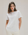 Playera Oversize Manga Corta,BLANCO